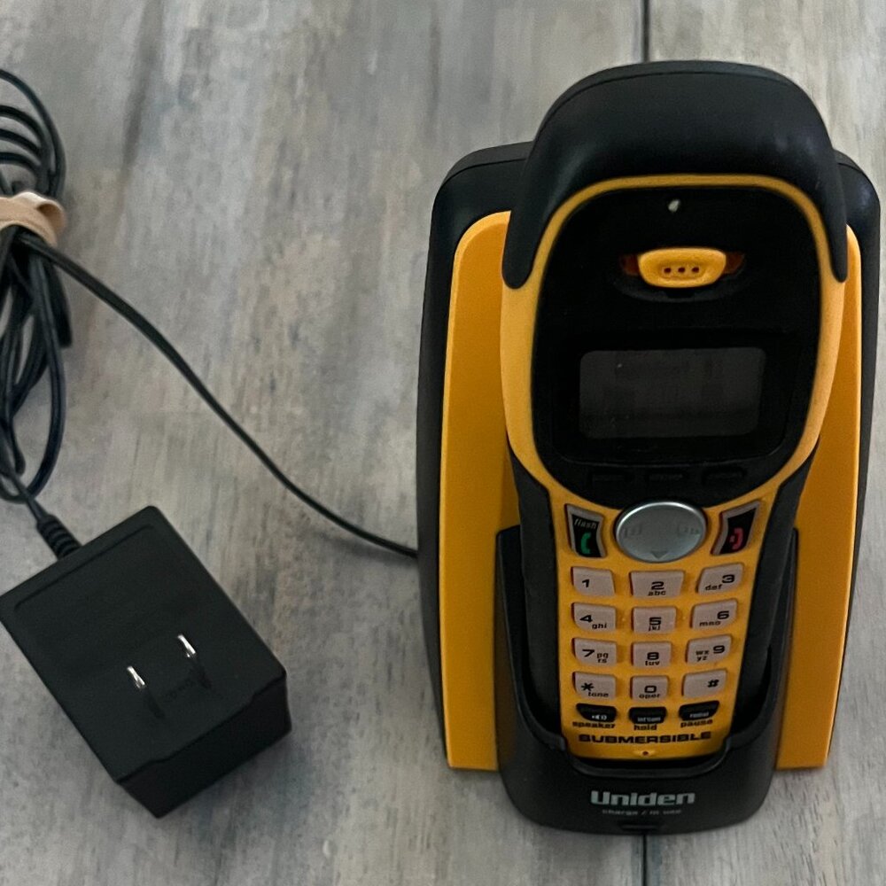 Uniden Water Resistant Submersible Phone WXI477 5.8 GHz Phone  **TESTED**